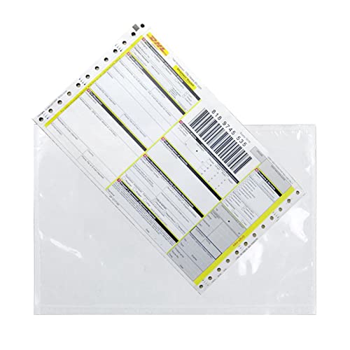 RyhamPaper أظرف قائمة التعبئة من رايهام، شفافة 7.5" × 5.5" أظرف ملصقات الشحن ذاتية اللصق (100 قطعة) - Image 3