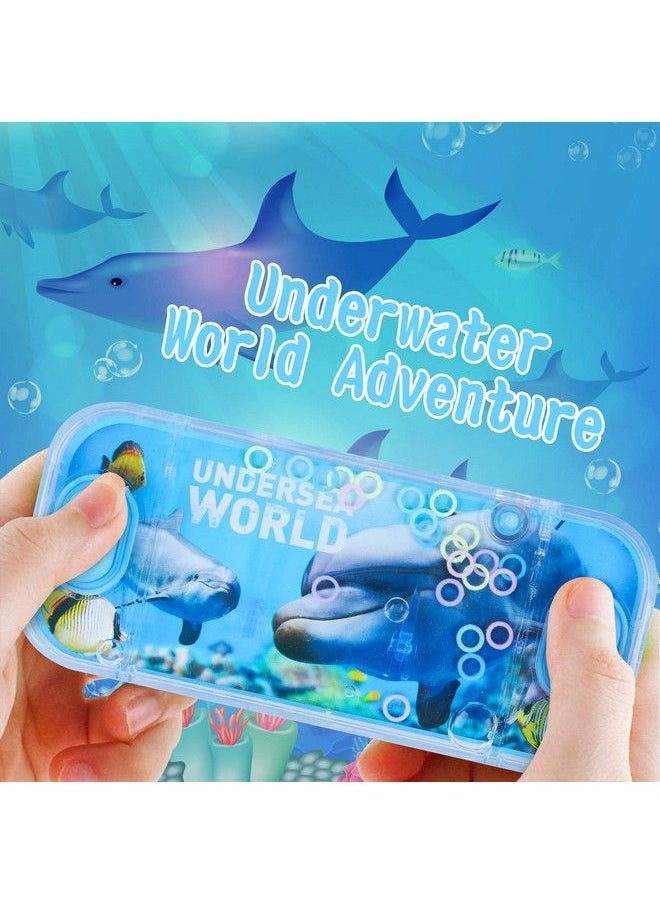 Generic - Handheld Water Games, 4 Packs Ocean Theme Water Toss Ring Game Aqua Toy Water Ring Game For Kids - Image 1
