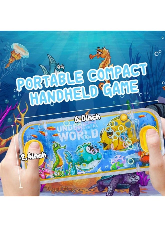 Generic - Handheld Water Games, 4 Packs Ocean Theme Water Toss Ring Game Aqua Toy Water Ring Game For Kids - Image 1