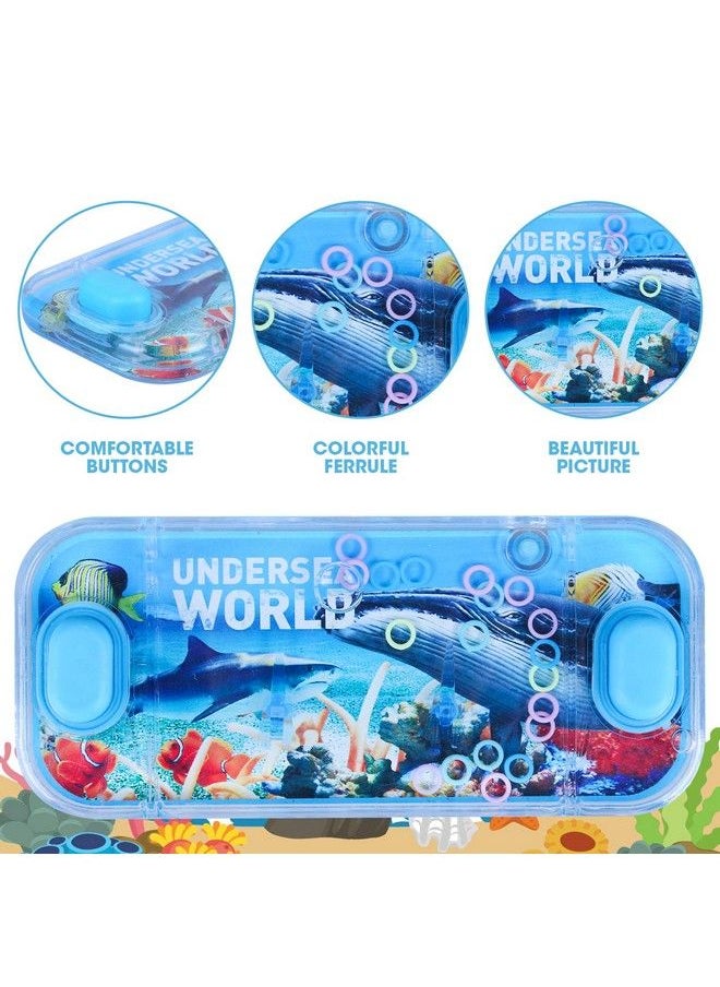 Generic - Handheld Water Games, 4 Packs Ocean Theme Water Toss Ring Game Aqua Toy Water Ring Game For Kids - Image 1