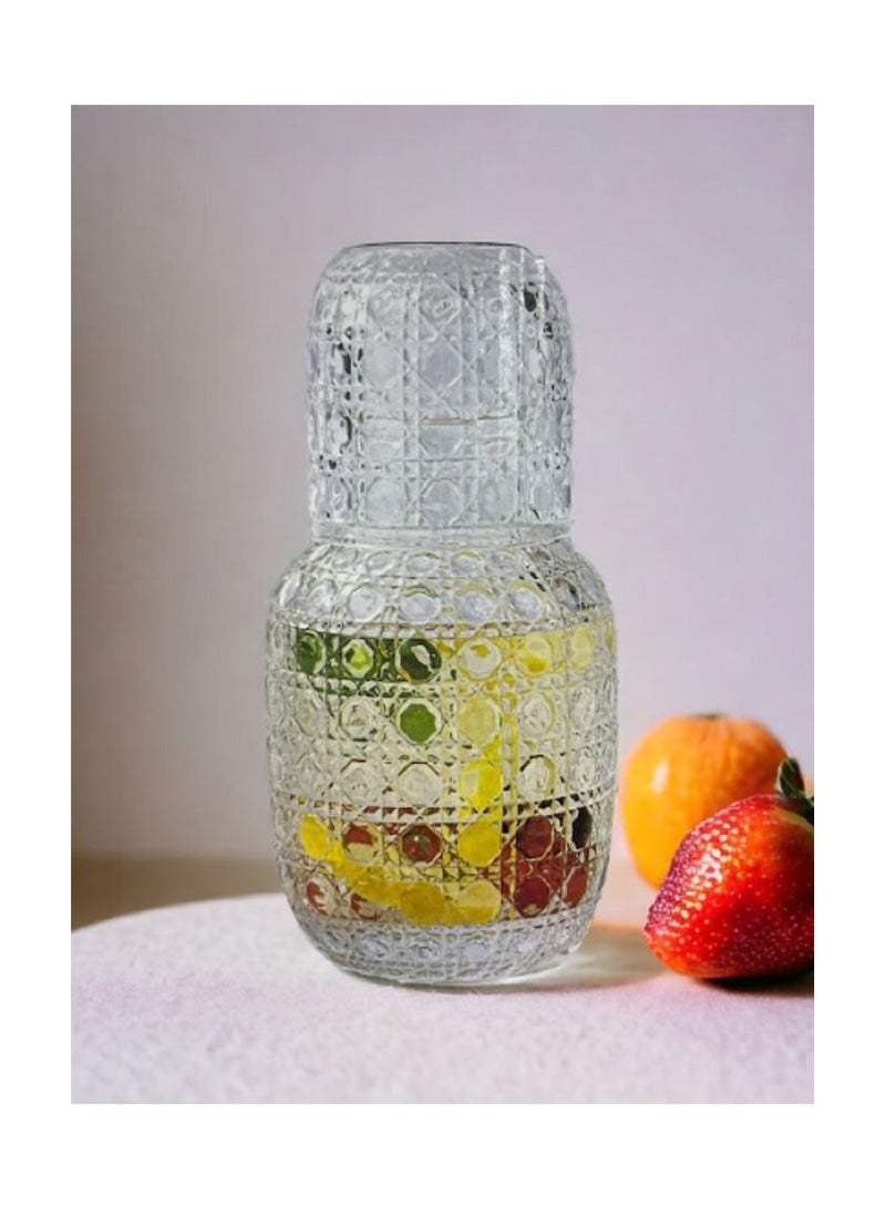 JackJack beverage jug with a cup with an attractive and modern design for water and juice