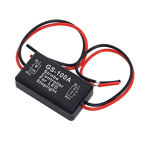 Podoy GS-100A Flash Strobe Controller Flasher Module for LED Brake Tail Stop Light 12V-24V - Image 1