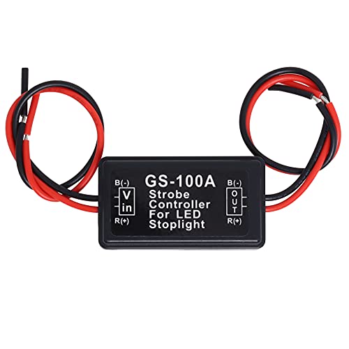 Podoy GS-100A Flash Strobe Controller Flasher Module for LED Brake Tail Stop Light 12V-24V - Image 3