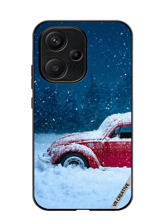 VR CREATIVE Protective Case Cover For Xiaomi Redmi 13C 5G Christmas Car Design Multicolour - Image 1