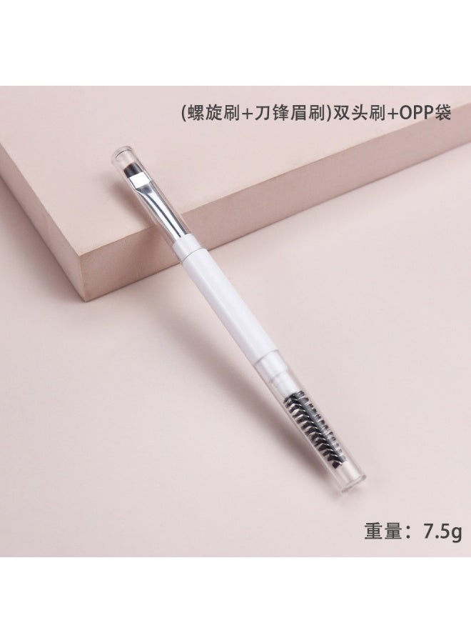 Ucanbe 5-Piece Portable Dual-Ended Makeup Brush Set – Concealer, Lip, Brow, Eyeliner & Silicone Brushes with Protective Caps – Multi-Function Cosmetic Tools - Image 4