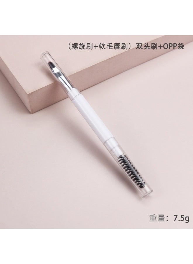 Ucanbe 5-Piece Portable Dual-Ended Makeup Brush Set – Concealer, Lip, Brow, Eyeliner & Silicone Brushes with Protective Caps – Multi-Function Cosmetic Tools - Image 5