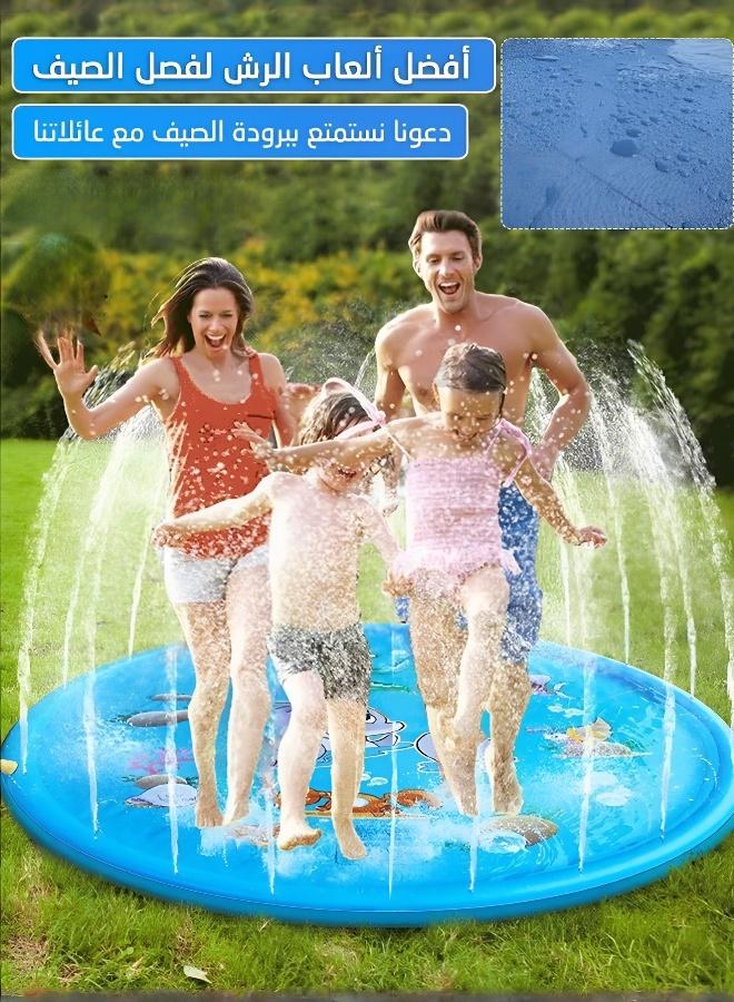 Kids' Outdoor Dolphin Water Sprinkler Play Mat - Image 2