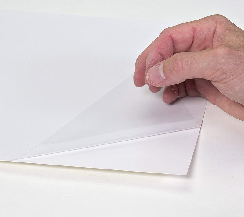 Grafix Clear Static Cling Film 9"x12", Create Your Own Window Clings and Temporary Decorations, Just Stick to Any Glass, Acrylic, or Glossy Surface, Pack of 6 - Image 2