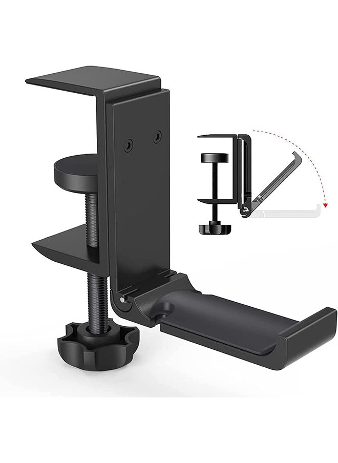 Hihonor - Headphone Holder,Metal Material,Foldable Headphone Hanger,Space-Saving,Easy to Install and Remove,Suitable for Universal Headphones - Image 1