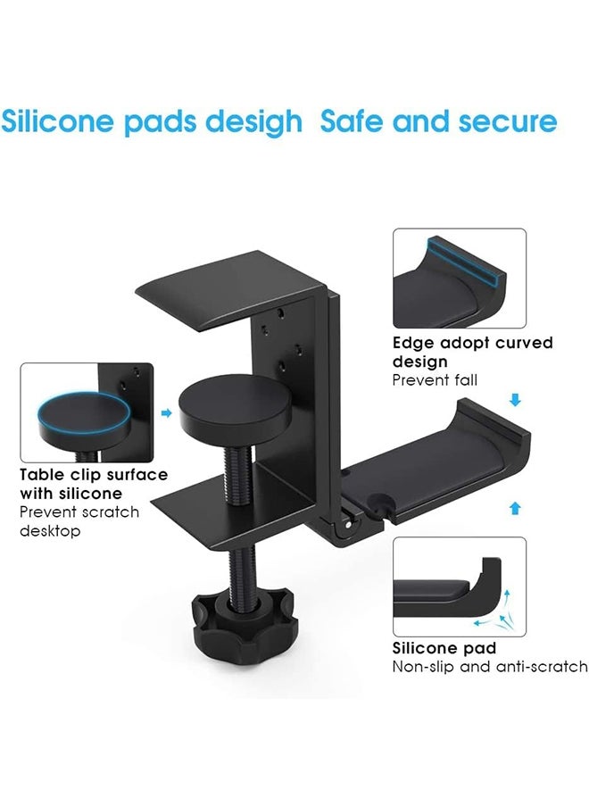 Hihonor - Headphone Holder,Metal Material,Foldable Headphone Hanger,Space-Saving,Easy to Install and Remove,Suitable for Universal Headphones - Image 1