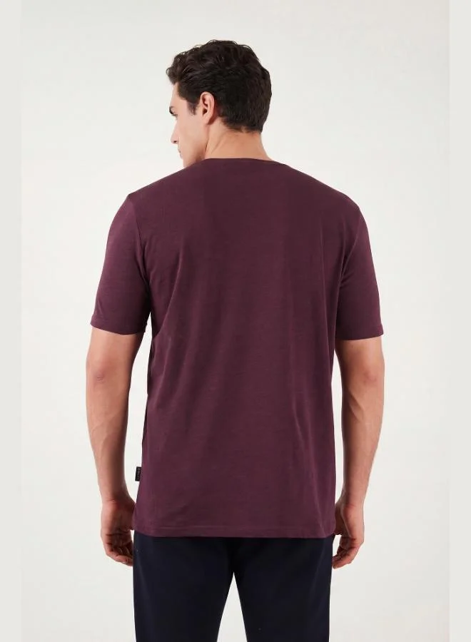 Buratti  Buratti Cotton Crew Neck Basic T-Shirt Men's T-SHIRT 59020001 for Men | Best Price UAE