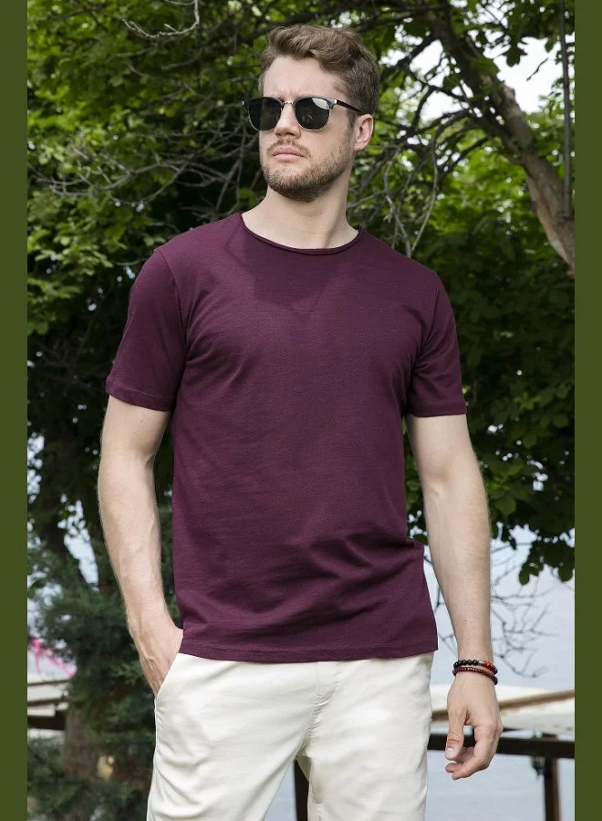 Buratti  Buratti Cotton Crew Neck Basic T-Shirt Men's T-SHIRT 59020001 for Men | Best Price UAE