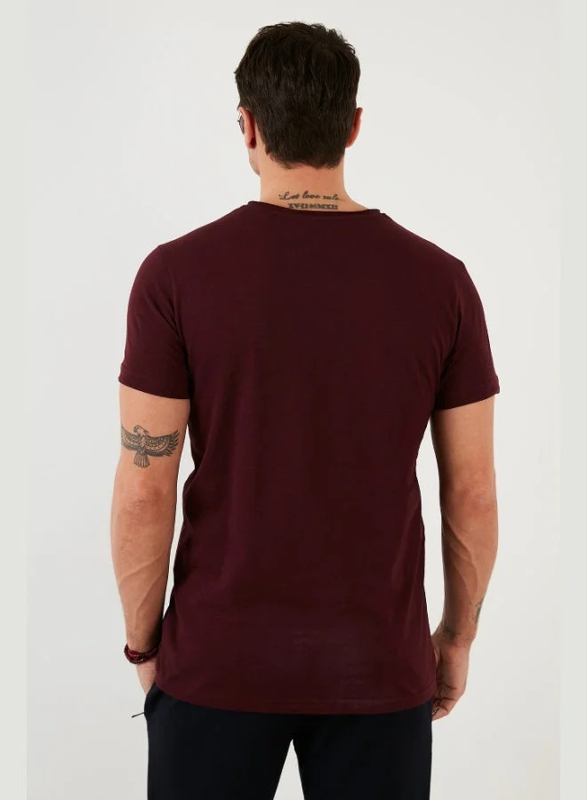 Buratti  Buratti Cotton Crew Neck Basic T-Shirt Men's T-SHIRT 59020001 for Men | Best Price UAE