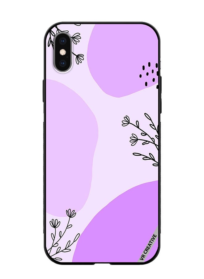 VR CREATIVE Protective Case Cover For Apple iPhone XS Max Flower Design Multicolour - Image 1