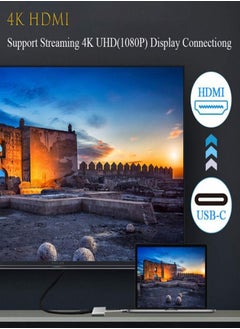 Generic USB-C to HDMI Adapter 4K with USB 3.0 Port and USB C Charging Port Compatible for MacBook  - Image 5