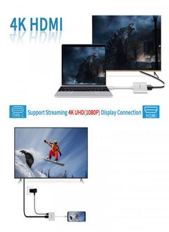 Generic USB-C to HDMI Adapter 4K with USB 3.0 Port and USB C Charging Port Compatible for MacBook  - Image 4