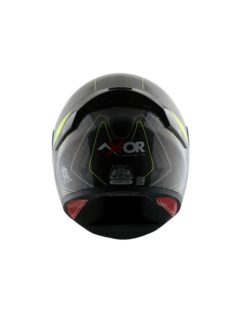 AXOR - RAGE WARFARE CARBON BLACK NEON YELLOW - Image 1