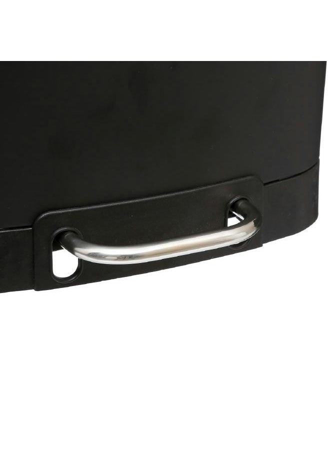 LOFT - SOFTCL,TRASH BIN-6L,L23XP22.5XH32.5CMS,BLACK,IRON-138059J - Image 1