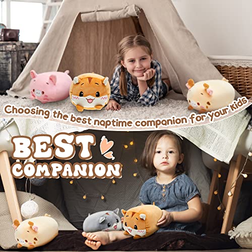 Leitee 27 Pcs Stuffed Animals Plush Bulk 8 Inch Cute Plushies Toys Plush Pillow for Boys Girls Birthday Gifts Box Toys for Classroom Prize Kids Party Favors Valentines Gifts in Bulk Cute Animal - Image 5