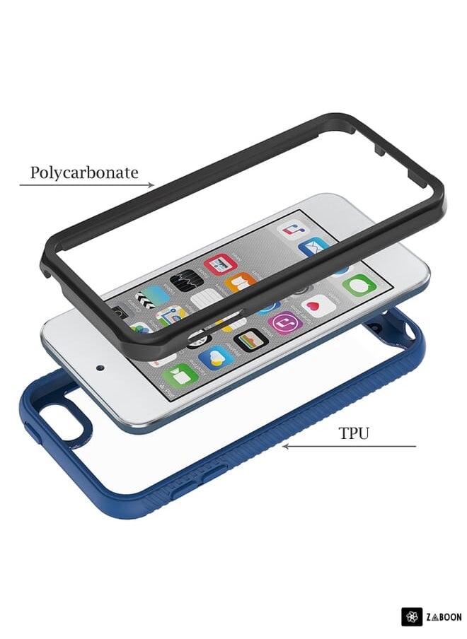 Zaboon - Protective Case Cover For iPod Touch 5 / 6 / 7 Two-layer Design Shockproof PC + TPU Protective Case - Image 1