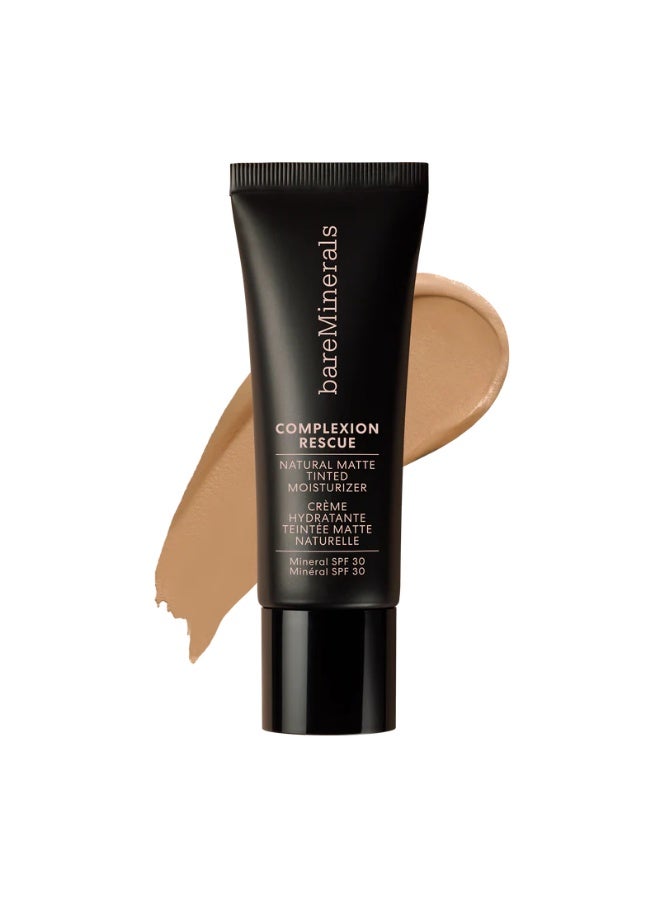 bareMinerals COMPLEXION RESCUE Natural Matte Tinted Moisturizer TAN AMBER SPF30 35ml - Image 1