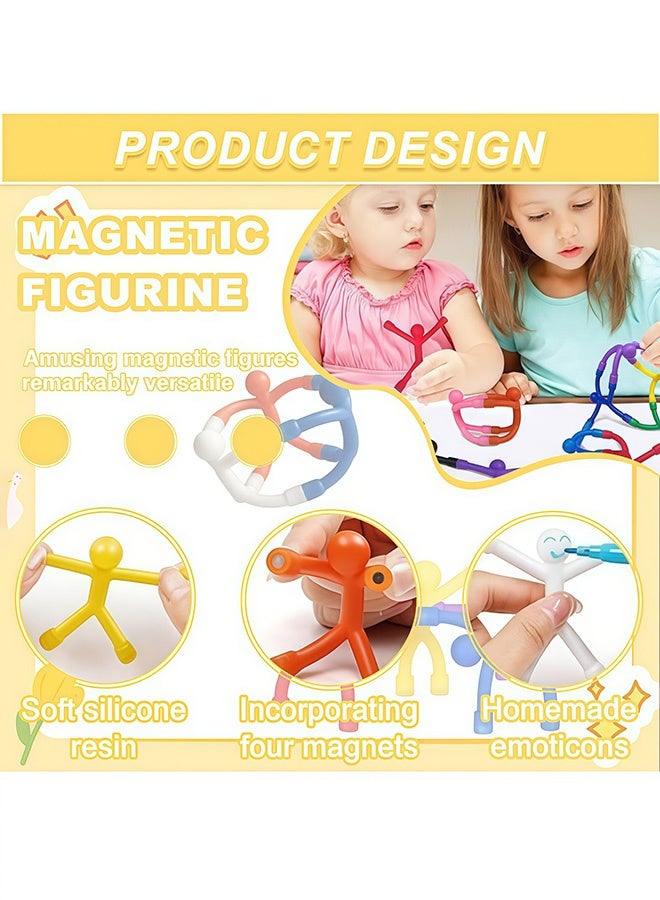 10 Pcs Magnetic Fidget Toys,Fun Fridge Magnets for Kids and Adults,Portable Stress Relief Desk Toys for Party Bag Fillers,Classroom Rewards and Daily Small Gifts - Image 4