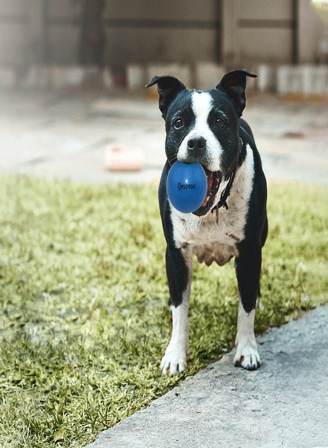 Qesonoo Dog Balls Indestructible,Solid Rubber Bouncy for Dogs Aggressive Chewers Large Breed,Non-Toxic&Floating&High Elasticity,Durable Fetch Ball Medium to Chew,Play and Training - Image 5