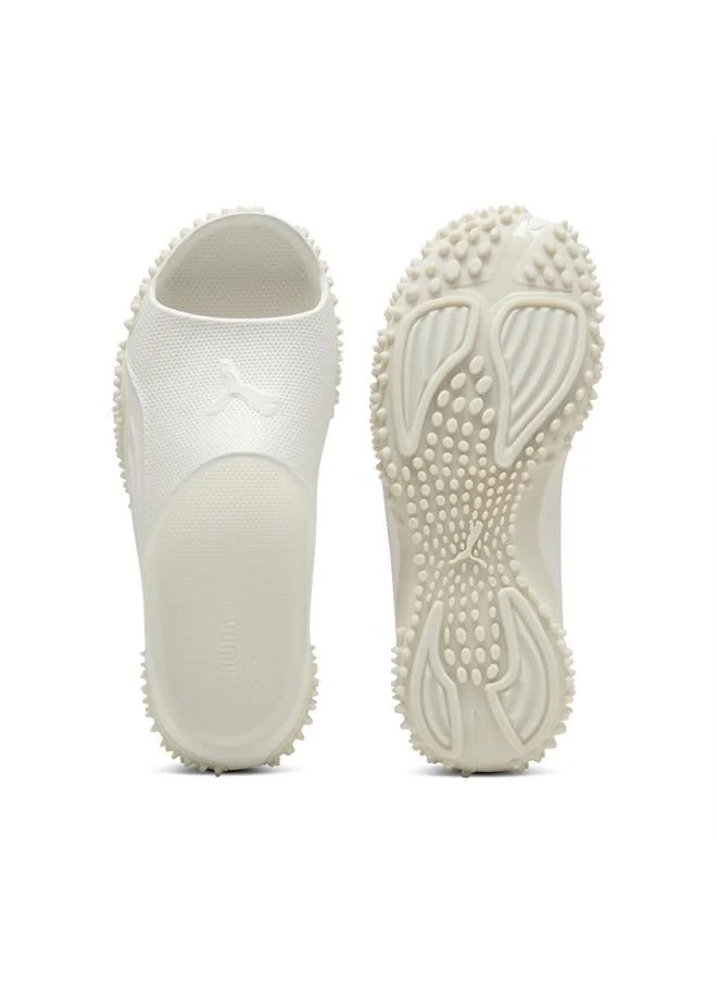 Puma Warm White-Alpine Snow Mostro Slide Sandals Unisex for Men | Best Price UAE