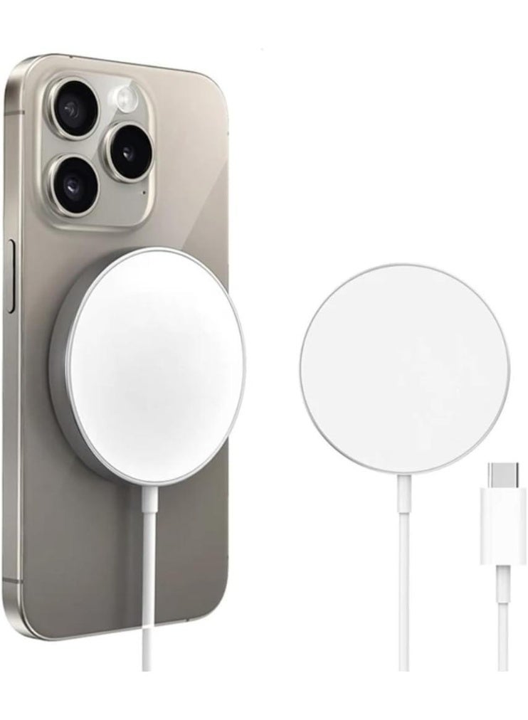 Magnetic Wireless Charger, Compatible with iPhone X, Xs, Xr, 11, 12, 13, 14, 15,  For AirPods Pro,  For AirPods (2Gen), Wireless Charging Phones