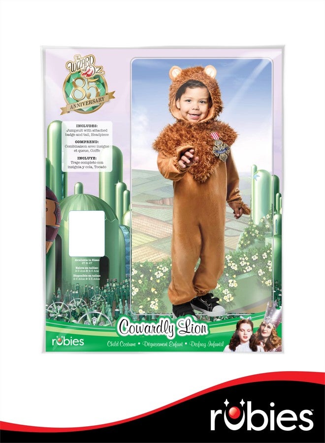 Rubies The Wizard of Oz: Cowardly Lion Costume for Toddlers by Rubies, Boy's 4T - Image 5