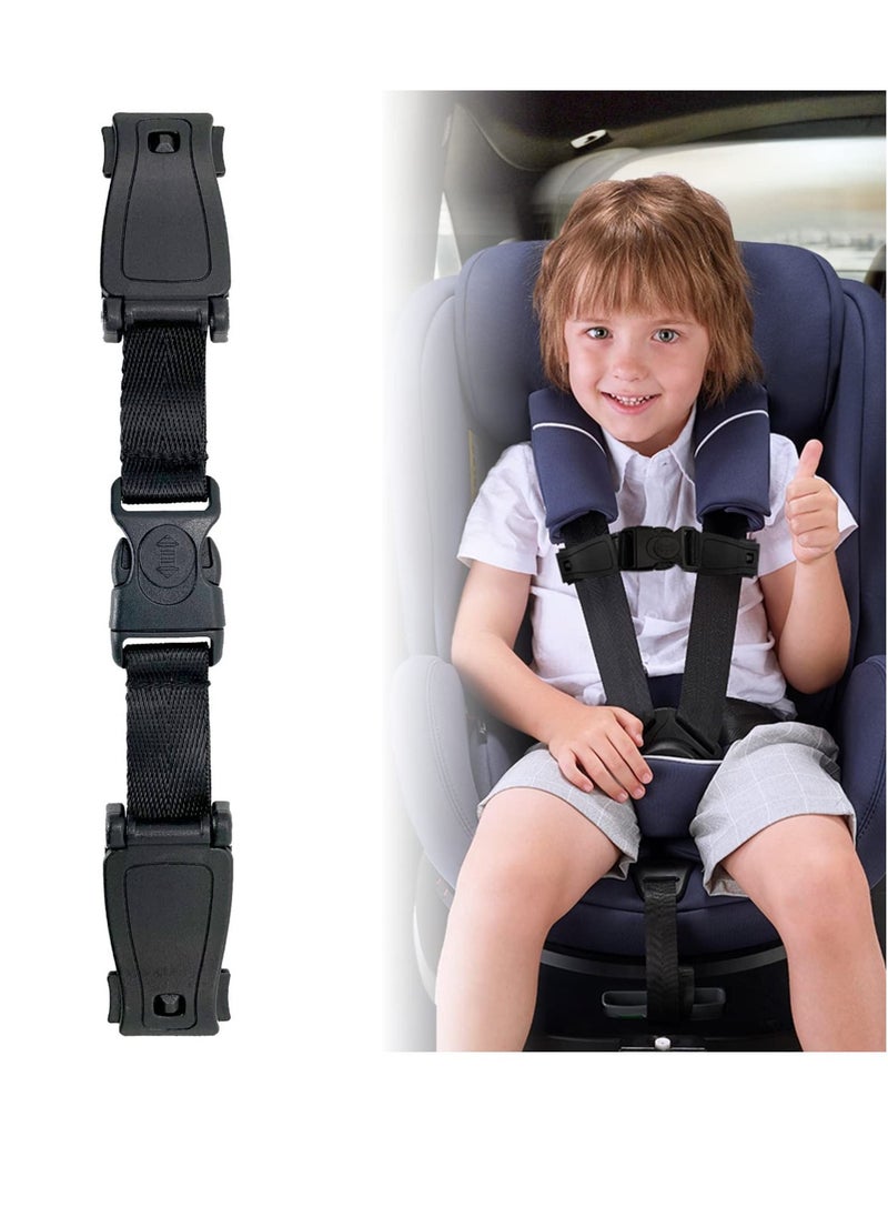 Arabest - Universal Child Chest Harness Clip Car Seat Safety Belt Clip Buckle Anti-Slip Baby Chest Clip Guard Compatible with Seats Strollers High Chairs Schoolbags for 1.5-inch Width Harness - Image 1