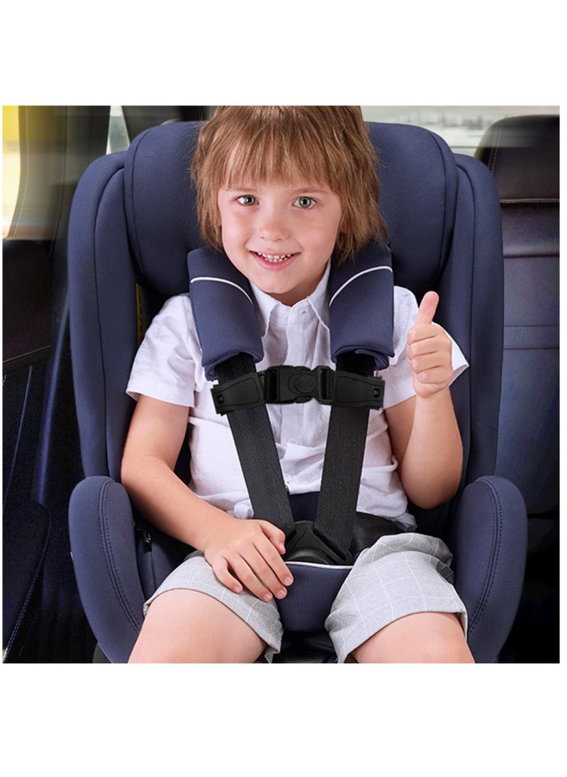 Arabest - Universal Child Chest Harness Clip Car Seat Safety Belt Clip Buckle Anti-Slip Baby Chest Clip Guard Compatible with Seats Strollers High Chairs Schoolbags for 1.5-inch Width Harness - Image 1