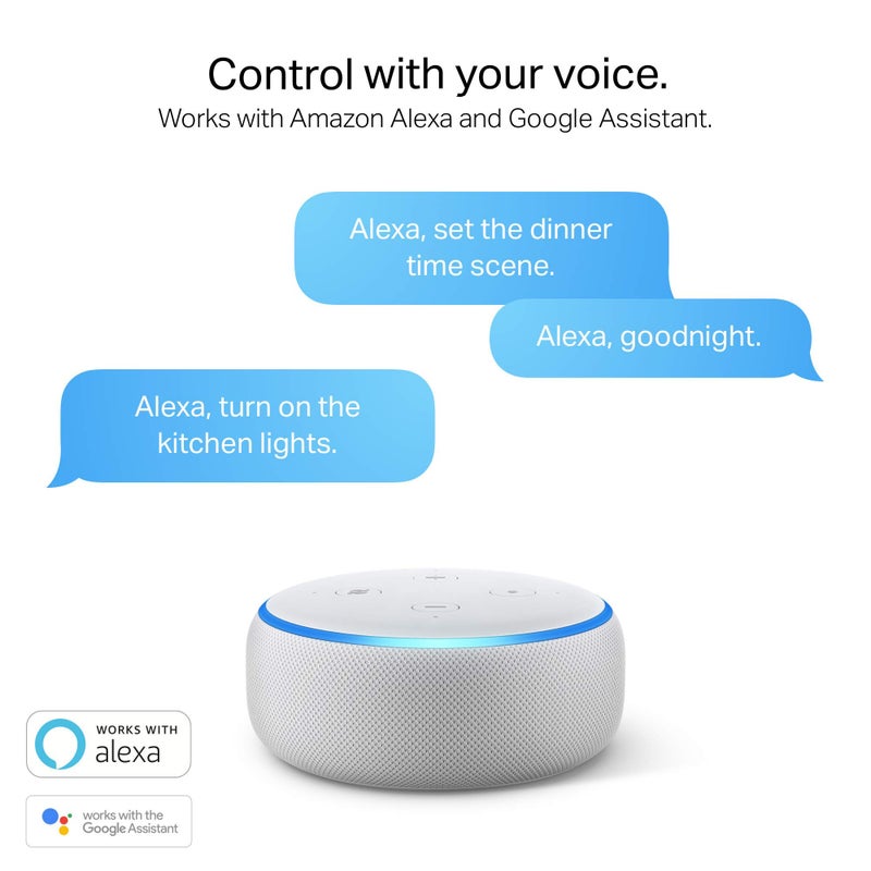 Kasa Smart Light Bulbs that works with Alexa and Google Home, Dimmable Smart LED Bulb, A19, 9W, 800Lumens, Soft White(2700K), CRIâ‰¥90, WiFi 2.4Ghz only, No Hub Required, 4 Count (Pack of 1)(KL110P4) - Image 2
