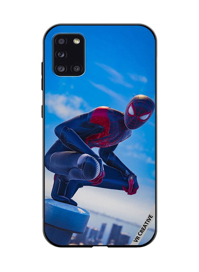 VR CREATIVE Protective Case Cover For Samsung Galaxy A31 Spiderman Design Multicolour - Image 1