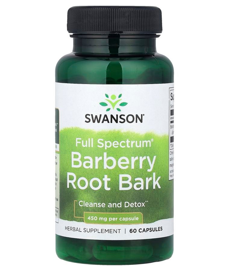 SWANSON Full Spectrum® Barberry Root Bark 450 mg 60 Capsules