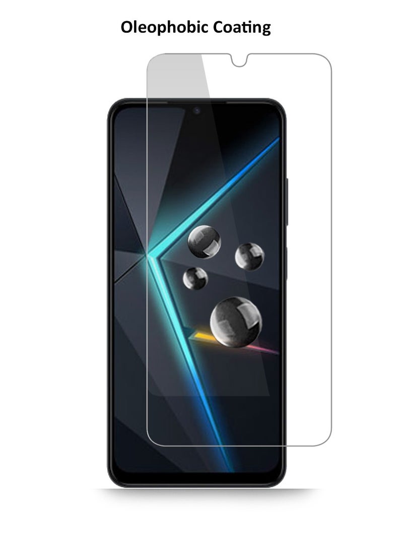 Techie حماية شاشة زجاجية مقسّاة HD لجهاز ZTE Nubia Neo 5G - مضادة للانعكاس ومضادة للفقاعات بصلابة 9H وسمك 0.33 مم وحواف مدورة وسهلة التركيب - Image 3