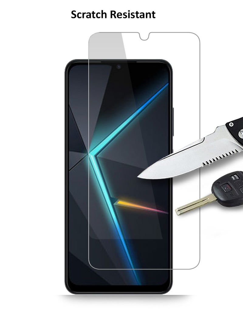 Techie حماية شاشة زجاجية مقسّاة HD لجهاز ZTE Nubia Neo 5G - مضادة للانعكاس ومضادة للفقاعات بصلابة 9H وسمك 0.33 مم وحواف مدورة وسهلة التركيب - Image 2