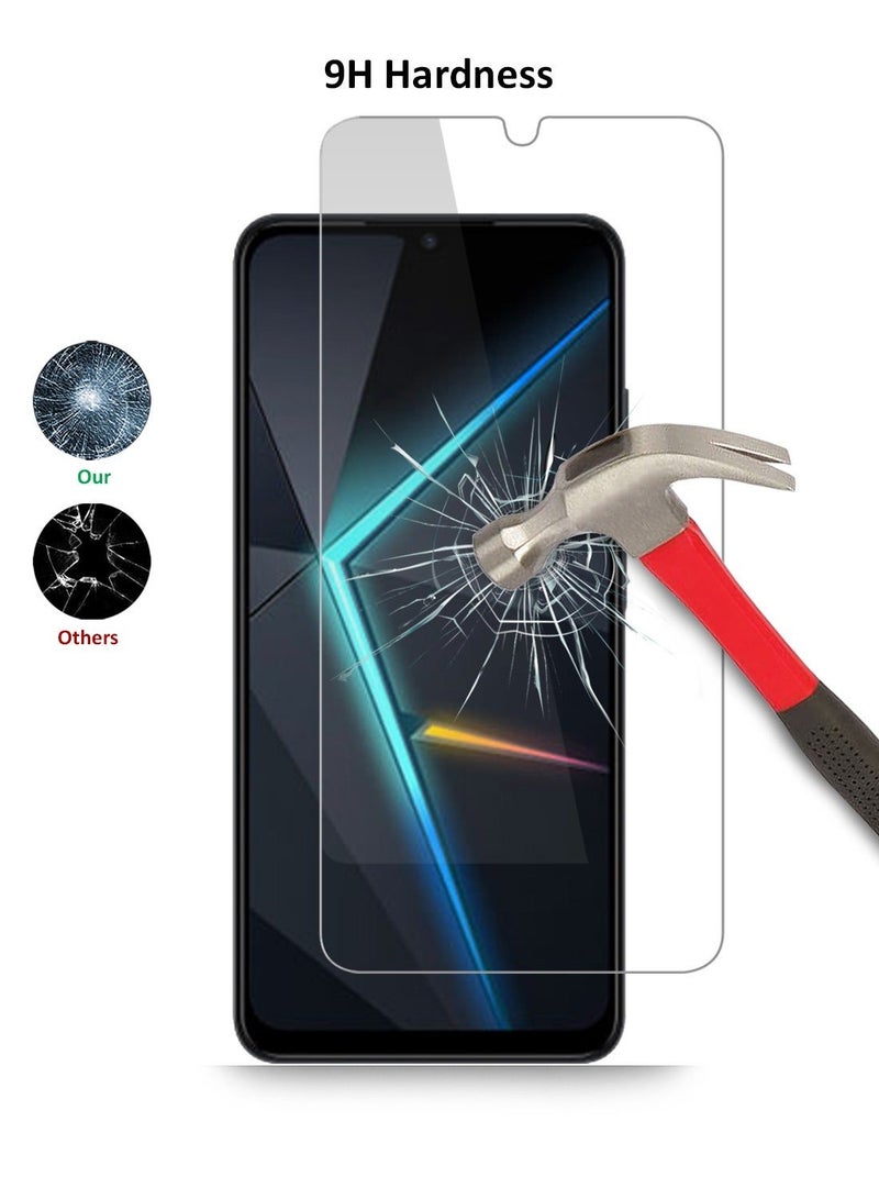 Techie حماية شاشة زجاجية مقسّاة HD لجهاز ZTE Nubia Neo 5G - مضادة للانعكاس ومضادة للفقاعات بصلابة 9H وسمك 0.33 مم وحواف مدورة وسهلة التركيب - Image 4