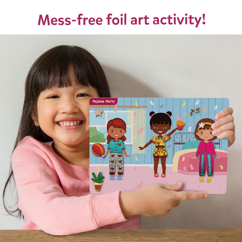 Skillmatics Foil Fun - Dress Up, No Mess Art for Kids, Craft Kits & Supplies, DIY Creative Activity, Travel Toys, Gifts for Girls & Boys Ages 4, 5, 6, 7, 8, 9 - Image 2