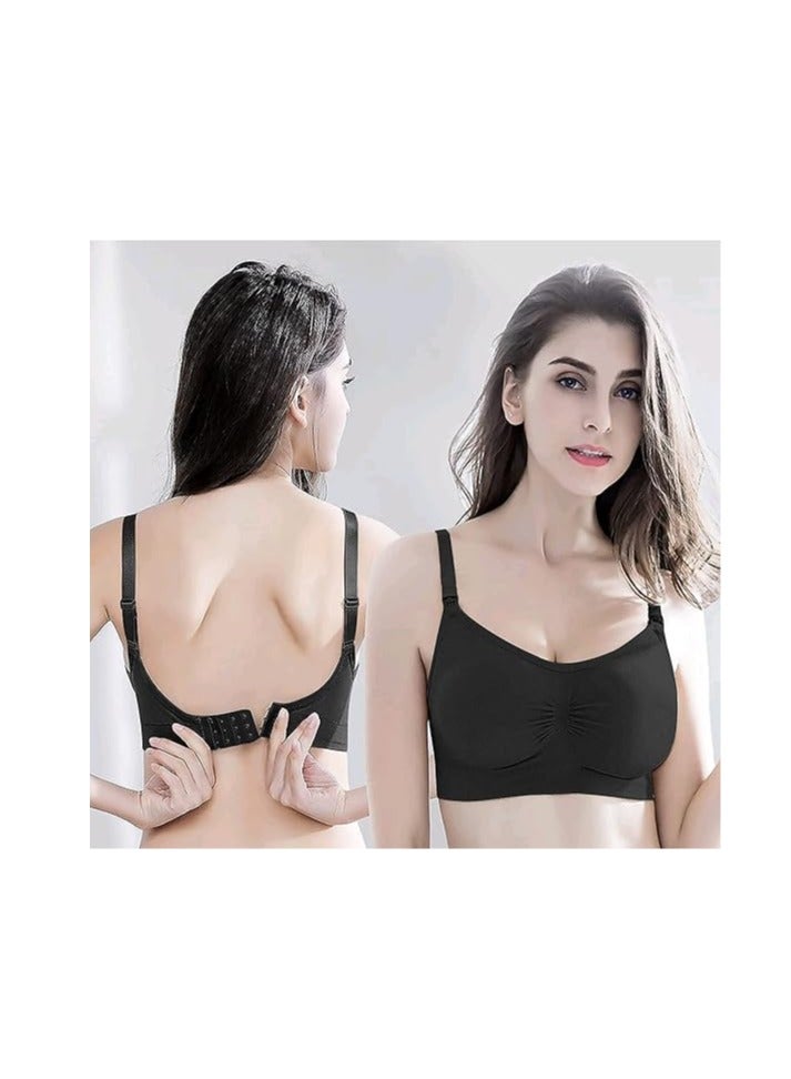 3 Pack Women’s Nursing Bra, Seamless Maternity Bra,Bras with Removable Spill Prevention Bra Pads - Image 4
