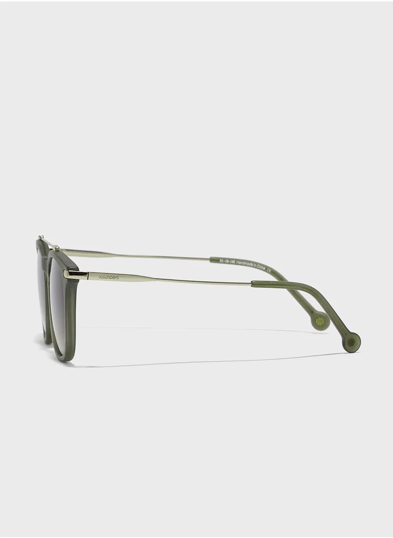30 سندايز Challenger Aviator Sunglasses