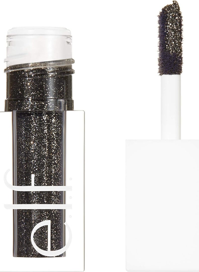 إلف ظلال عيون سائل لامع يدوم طويلا وسريع الجفاف وغير شفاف بتركيبة جل تعطي تأثيرًا عاليًا وإطلالات عيون متعددة الأبعاد، 0.10 اونصة سائلة، بلاك ماجيك، 0.10 اونصة سائلة عبوة من قطعة واحدة - Image 1