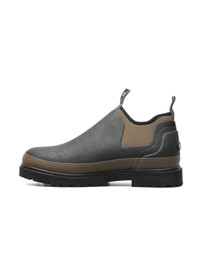 Bogs Men's Tillamook Bay Camo Slip On Waterproof Insulated Shoe, Black, 8 - Image 1