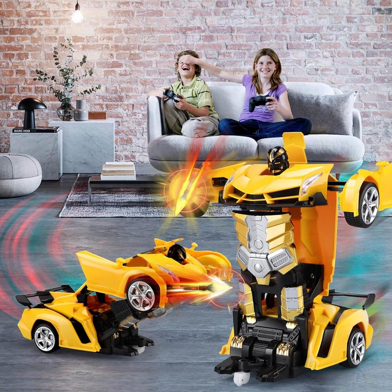 Chridark Remote Control Car Transformer Toy Transform RC Robot Toy Car for Children Toy for 3-8 Year Old Girls Boys Gift Birthday Toys - Image 2