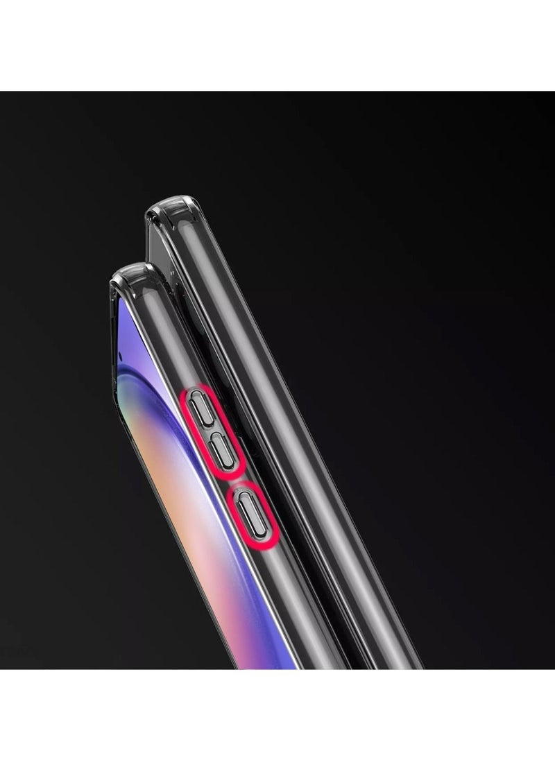 Techie - جراب حامل مغناطيسي من Techie مضاد للصدمات مع وسادة هوائية لليد مع قطعة حديد مدمجة لهاتف Samsung A54 - Image 1