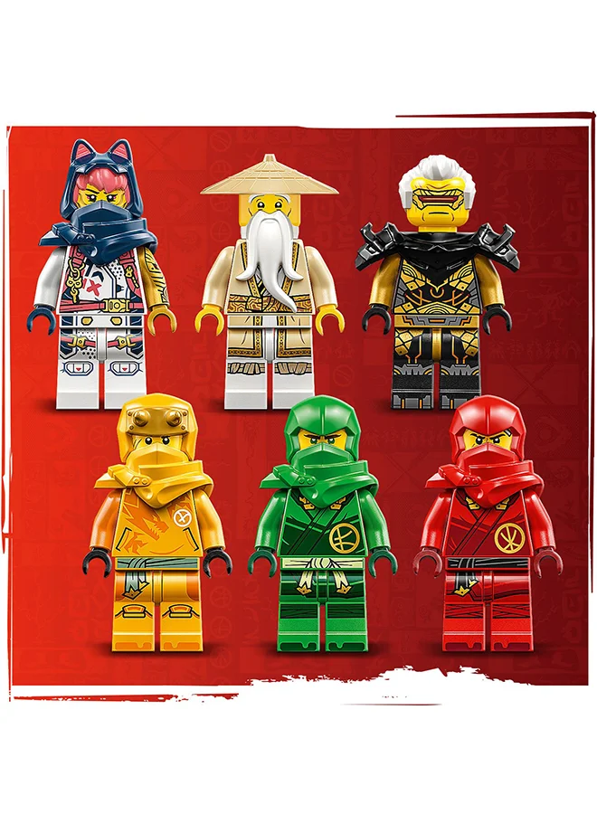 ليغو Ninjago Destiny’S Bounty – Race Against Time 71797 Building Toy Set Featuring A Ninja Airship, 2 Dragons And 6 Minifigures; Gift For Kids Aged 9+ Who Love Building Playsets And Ninja Adventures (1,739 Pieces)