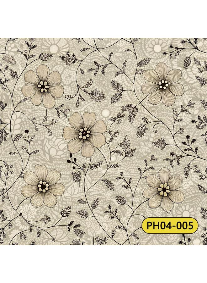 Bluejw Retro American Style Warm Fresh Plant Flower Wallpaper Ins Style Atmosphere Wallpaper Bedroom Self-adhesive Wallpap - Image 1