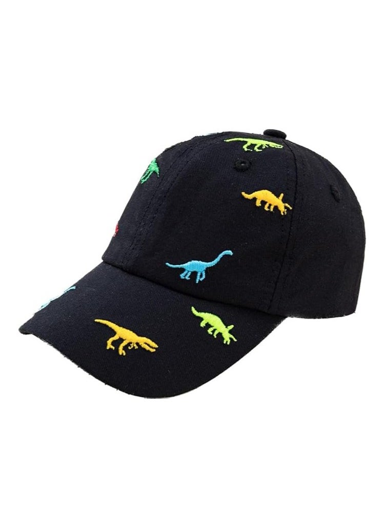 The Girl Cap The Girl Cap durable cotton Kids Cap | Stylish Kids Caps are Perfect for Beach, Travelling and Outdoor activities | Comfortable and Easy to match with Different Clothing Styles | Dinosaur  - Image 1