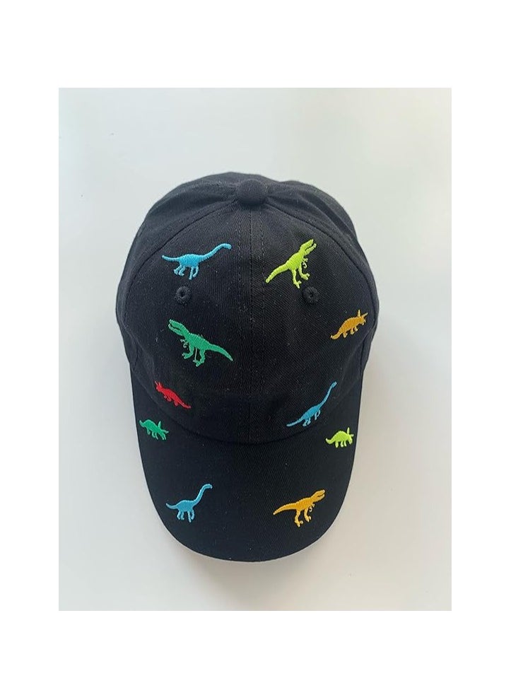 The Girl Cap The Girl Cap durable cotton Kids Cap | Stylish Kids Caps are Perfect for Beach, Travelling and Outdoor activities | Comfortable and Easy to match with Different Clothing Styles | Dinosaur  - Image 3