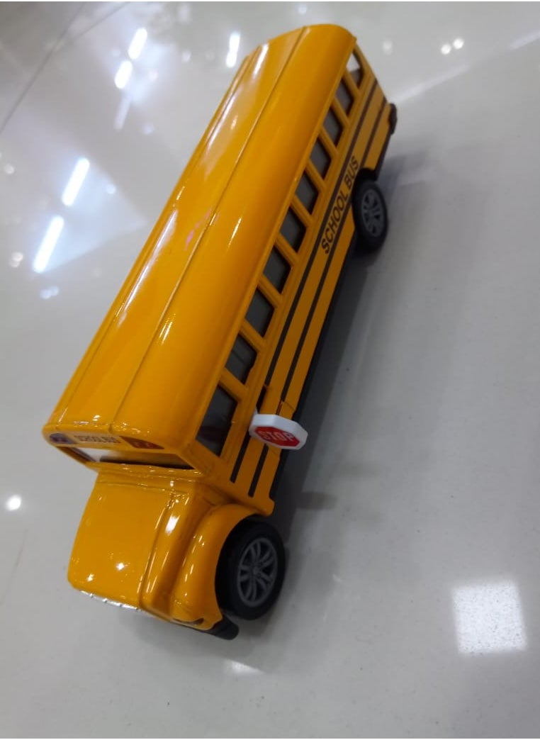 Yellow school  bus 1 pcs .Birthday gift for kids and baby.5,5 inch school bus  toys  - Image 2